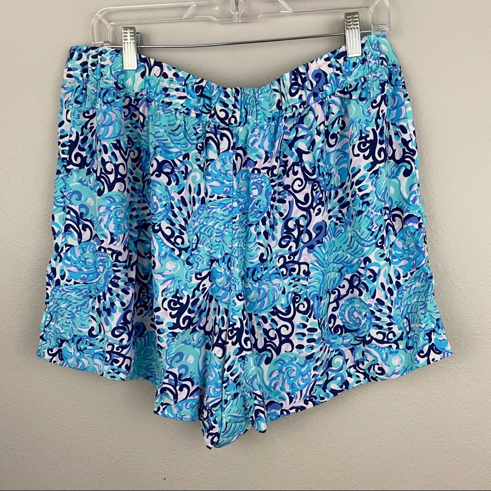 Lilly Pulitzer • Mylee Tie Front Shorts - Picture 4 of 7